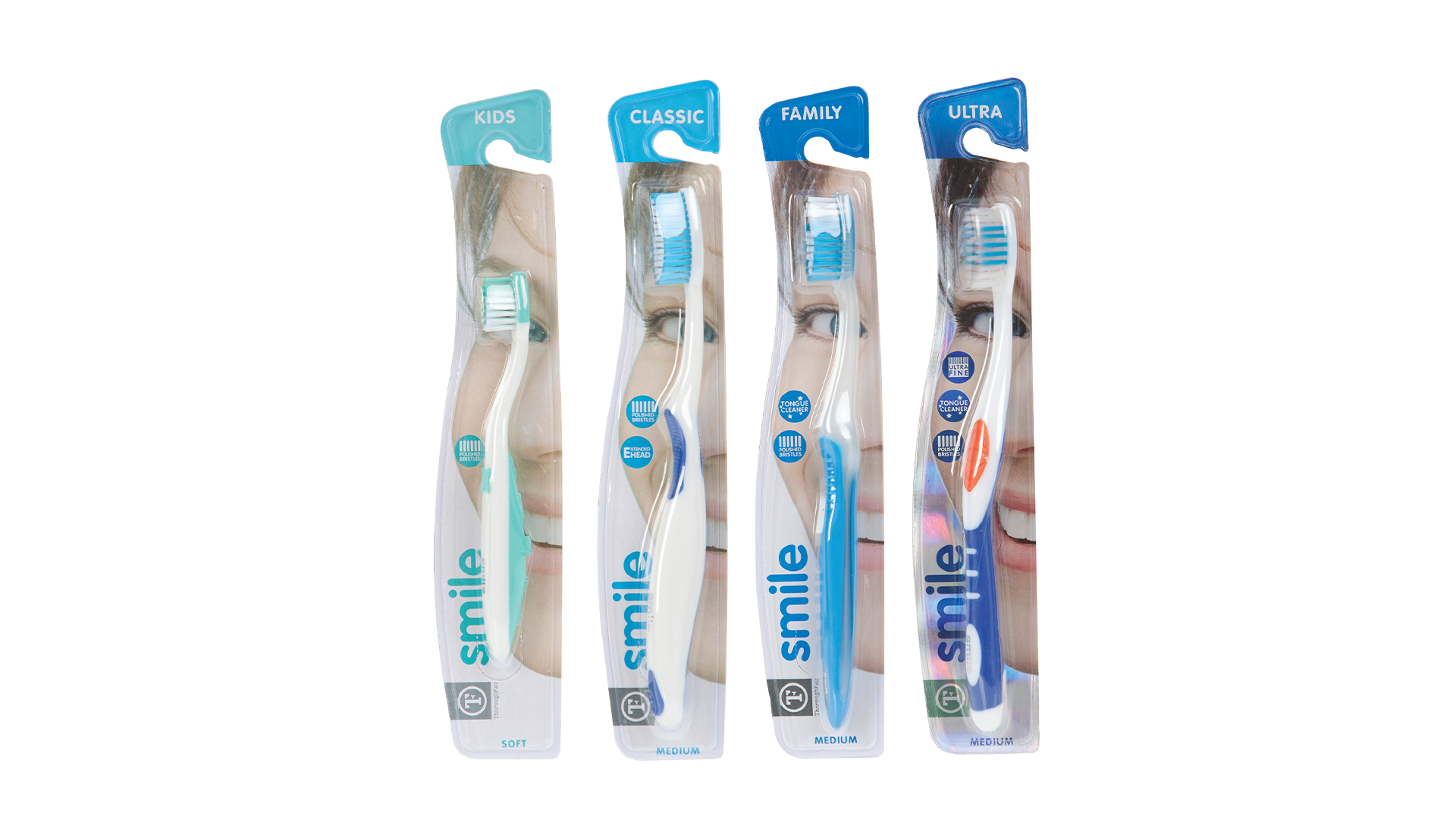 Smile Standard Toothbrush Range by ThoroughFair