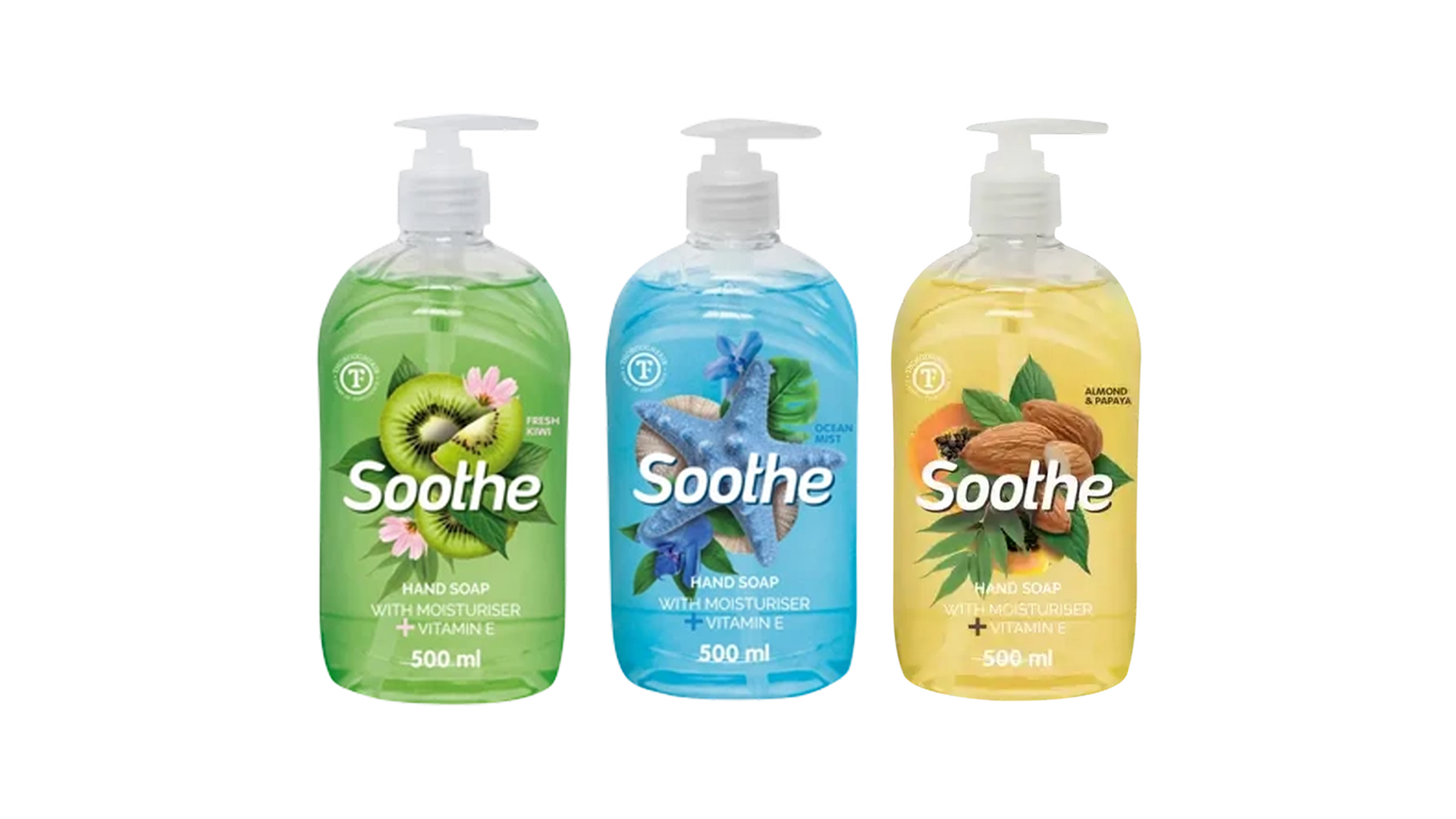 Soothe moisturising hand soaps by ThoroughFair