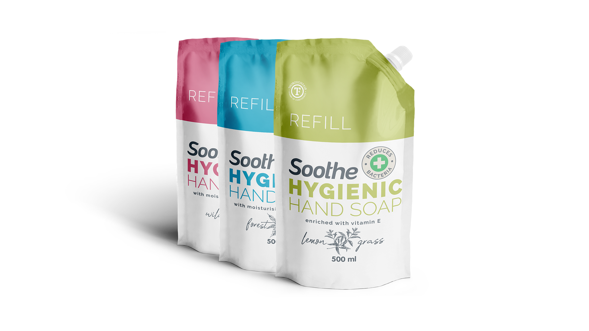 Soothe hygienic hand soap refills by ThoroughFair
